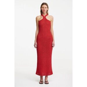 Significant Other OAKLEIGH MIDI DRESS knit Chilli‎ Red 4